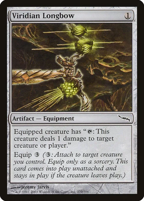 Viridian Longbow · Mirrodin 270/306