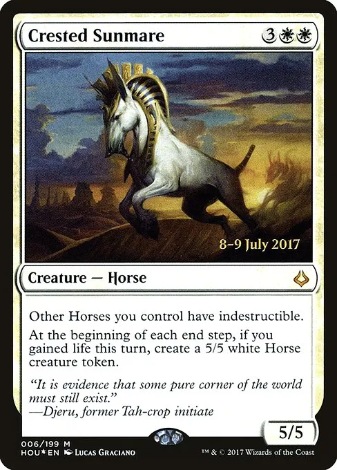 Crested Sunmare · Hour of Devastation Promos 6s/62