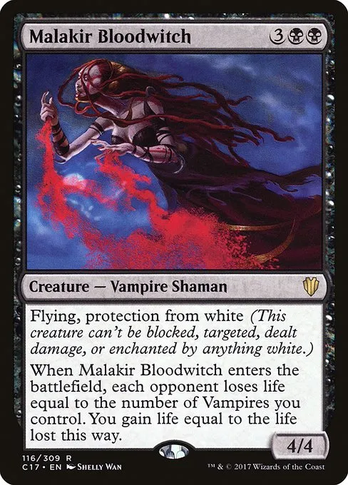 Malakir Bloodwitch · Commander 2017 116/309