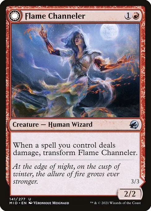 Flame Channeler // Embodiment of Flame · Innistrad: Midnight Hunt 141/399