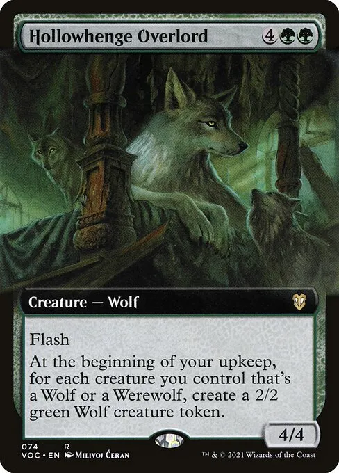 Hollowhenge Overlord · Crimson Vow Commander 74/188