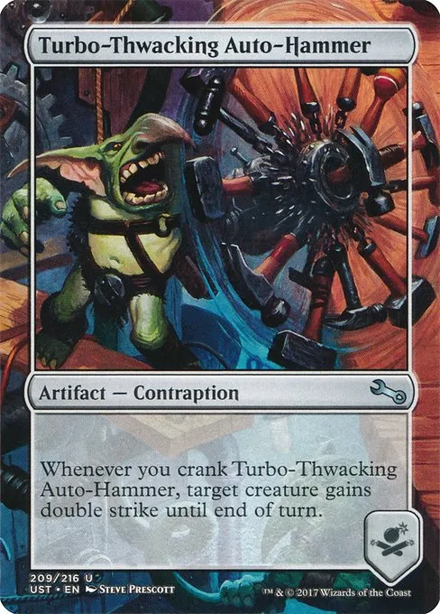 Turbo-Thwacking Auto-Hammer · Unstable 209/268