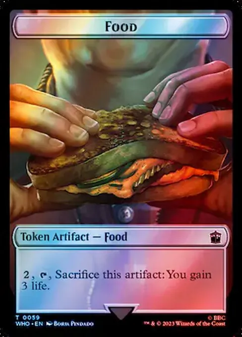Food · Doctor Who Tokens 59/64