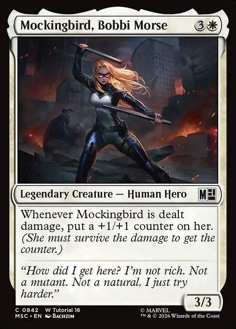 Mockingbird, Bobbi Morse · Marvel Super Heroes Commander 842/9