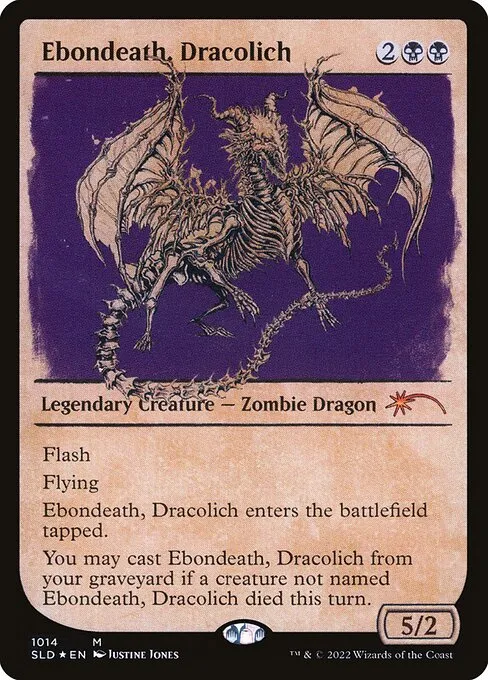 Ebondeath, Dracolich · Secret Lair Drop 1014/2547