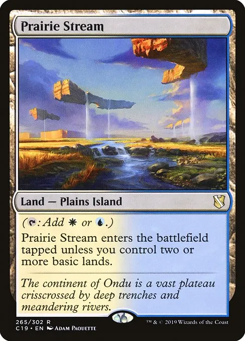 Prairie Stream · Commander 2019 265/302