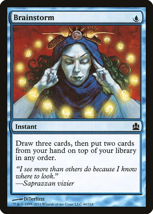 Brainstorm · Commander 2011 40/318