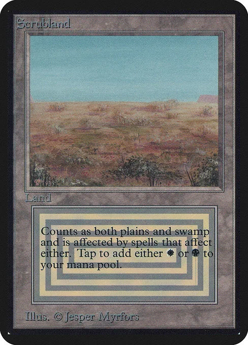 Scrubland · Limited Edition Alpha 281/295