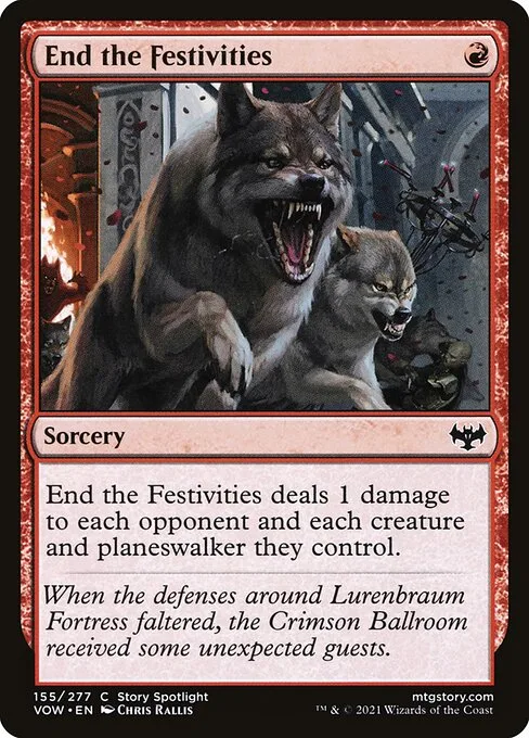 End the Festivities · Innistrad: Crimson Vow 155/423