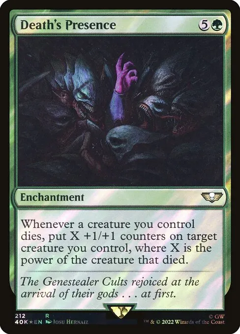 Death's Presence · Warhammer 40,000 Commander 212★/617