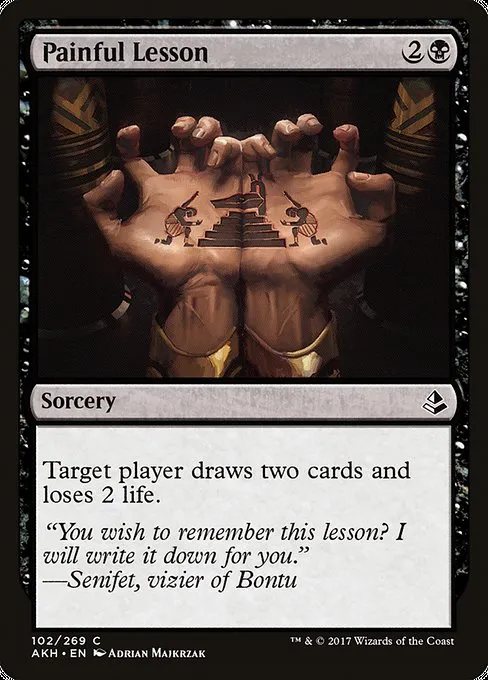 Painful Lesson · Amonkhet 102/287