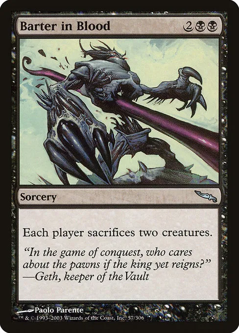 Barter in Blood · Mirrodin 57/306