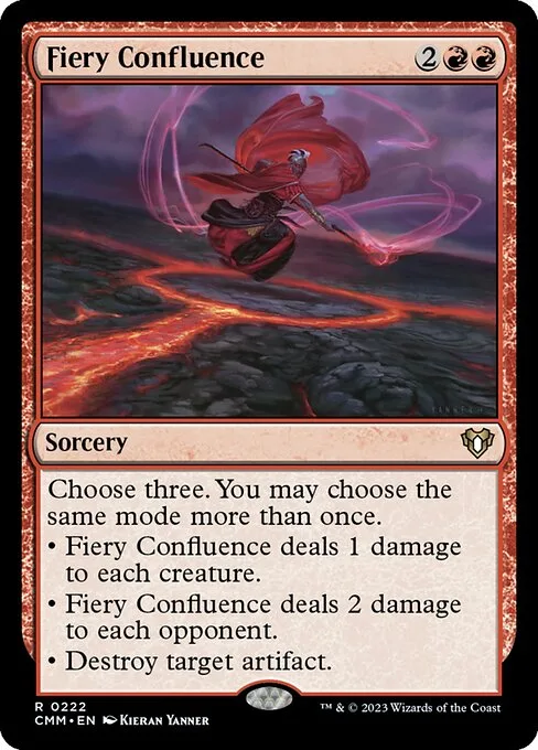 Fiery Confluence · Commander Masters 222/1067