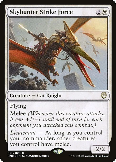 Skyhunter Strike Force · Phyrexia: All Will Be One Commander 21/174