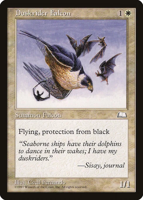 Duskrider Falcon · Weatherlight 12/167