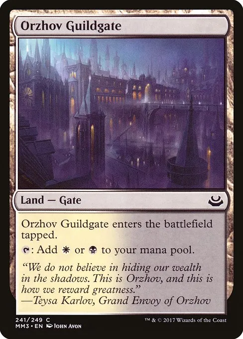 Orzhov Guildgate · Modern Masters 2017 241/249