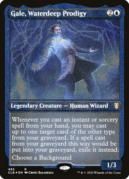Gale, Waterdeep Prodigy · Commander Legends: Battle for Baldur's Gate 485/936