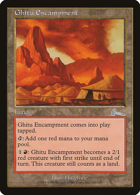 Ghitu Encampment · Urza's Legacy 141/143