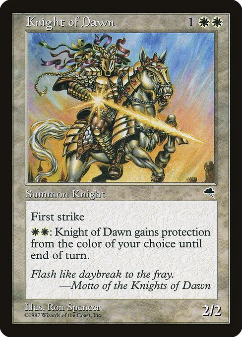 Knight of Dawn · Tempest 26/350