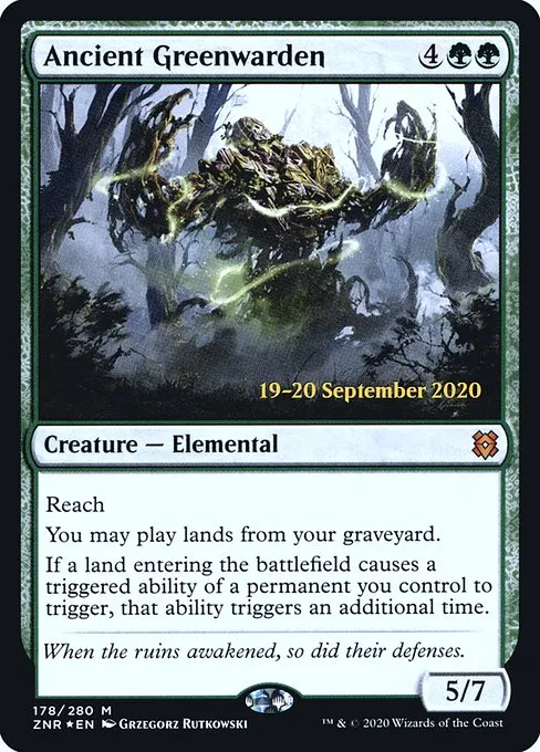 Ancient Greenwarden · Zendikar Rising Promos 178s/153