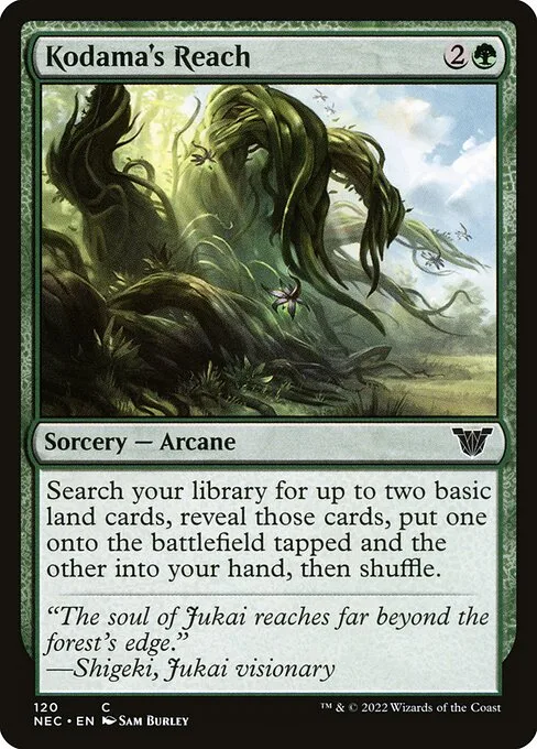 Kodama's Reach · Neon Dynasty Commander 120/179