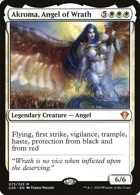 Akroma, Angel of Wrath · Commander 2020 73/322