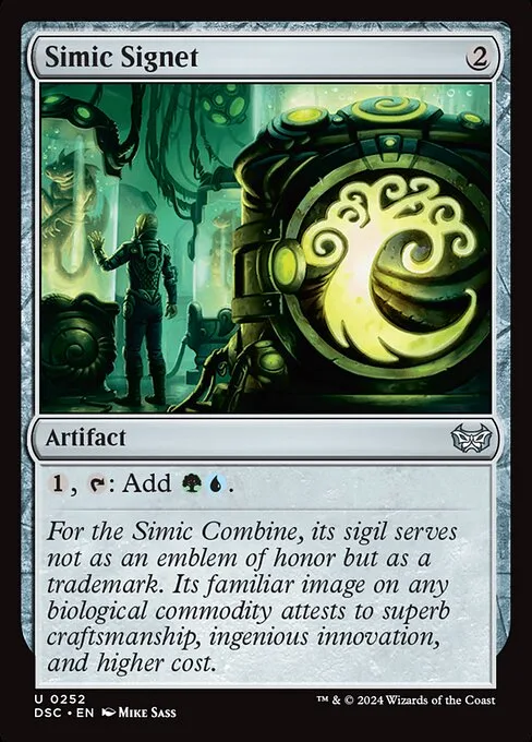 Simic Signet · Duskmourn: House of Horror Commander 252/373