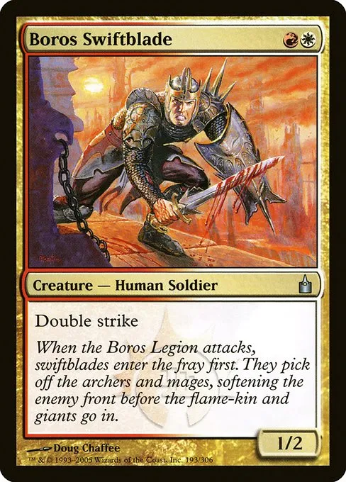 Boros Swiftblade · Ravnica: City of Guilds 193/306