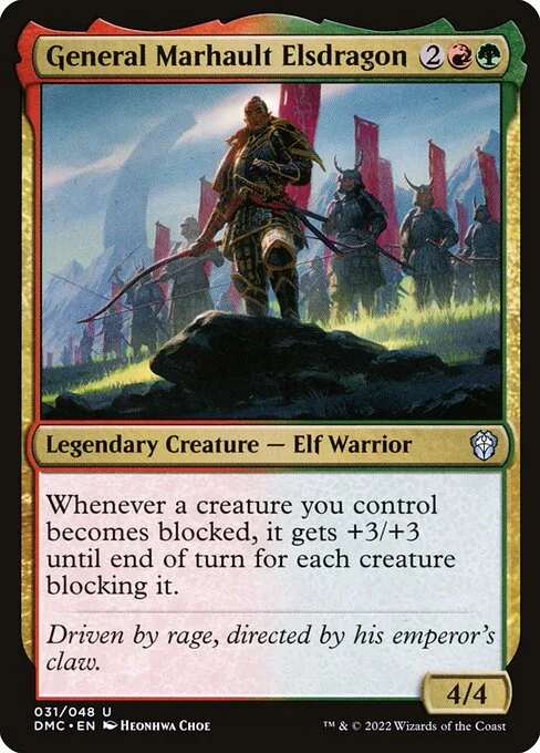 General Marhault Elsdragon · Dominaria United Commander 31/240