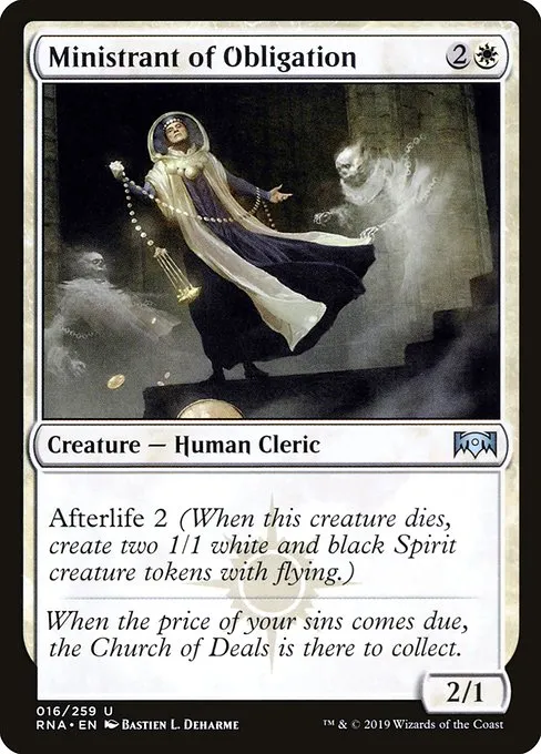 Ministrant of Obligation · Ravnica Allegiance 16/273