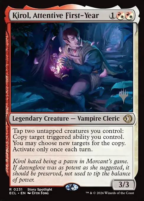 Kirol, Attentive First-Year · Lorwyn Eclipsed Promos 231p/87