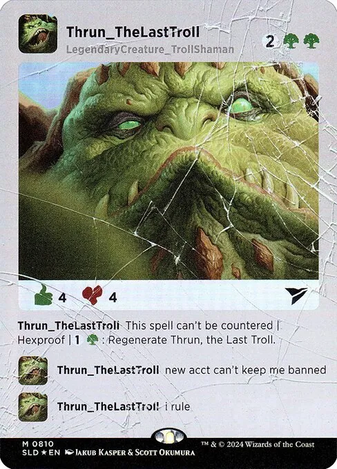 Thrun, the Last Troll · Secret Lair Drop 810/2547