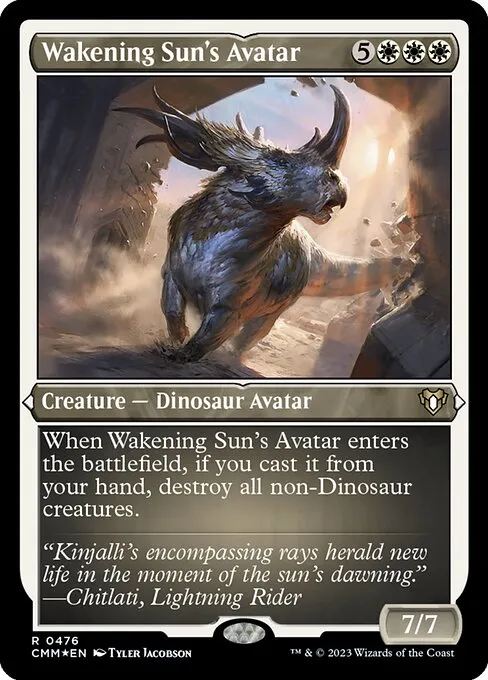 Wakening Sun's Avatar · Commander Masters 476/1067