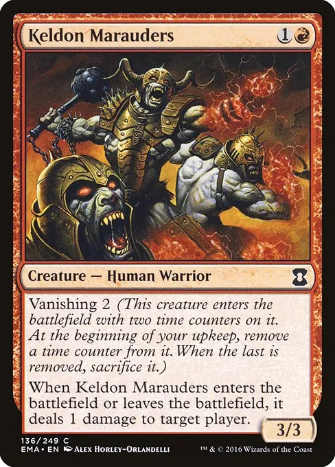 Keldon Marauders · Eternal Masters 136/249