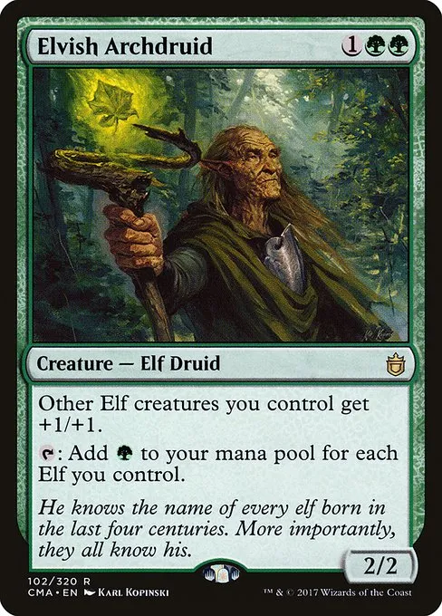 Elvish Archdruid · Commander Anthology 102/320