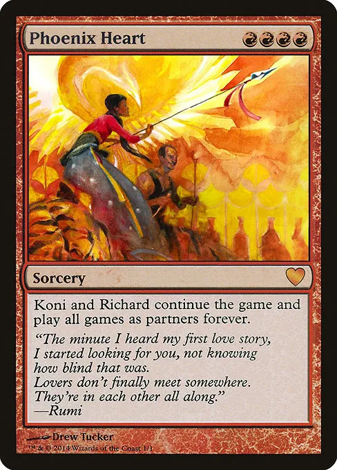 Phoenix Heart · Celebration Cards 7/9