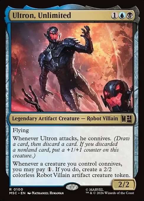 Ultron, Unlimited · Marvel Super Heroes Commander 100/9