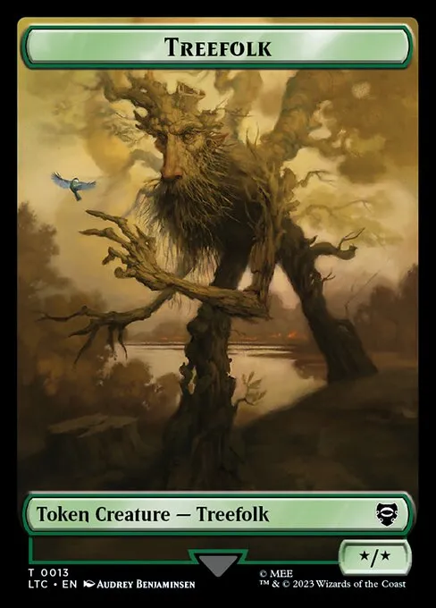 Treefolk · Tales of Middle-earth Commander Tokens 13/15