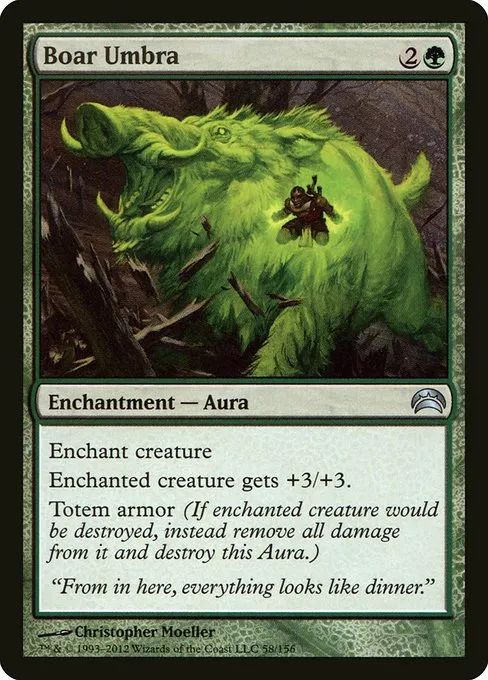 Boar Umbra · Planechase 2012 58/156