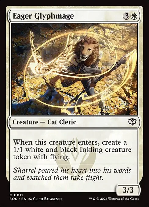 Eager Glyphmage · Secrets of Strixhaven 11/368