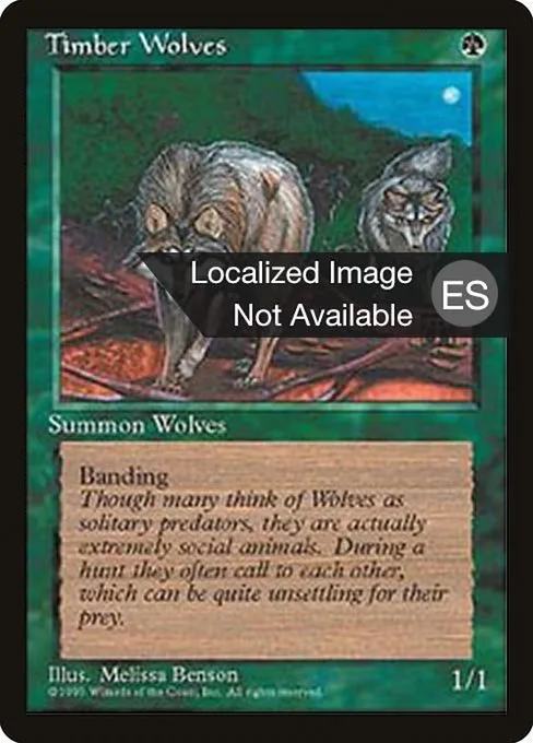 Timber Wolves · Fourth Edition Foreign Black Border 275/378