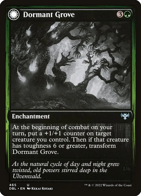 Dormant Grove // Gnarled Grovestrider · Innistrad: Double Feature 465/535