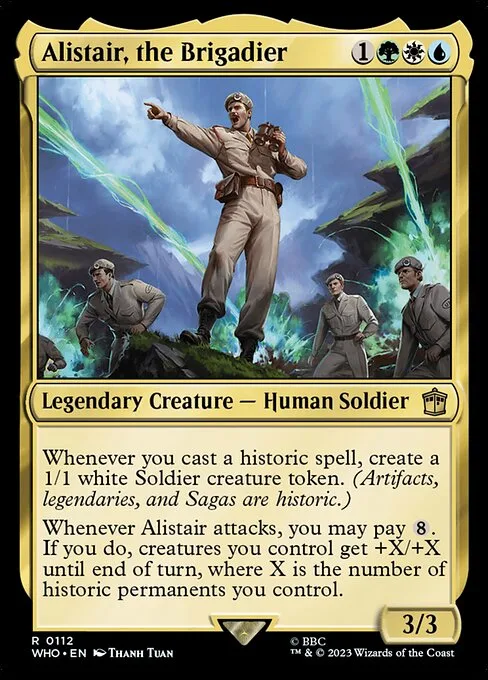 Alistair, the Brigadier · Doctor Who 112/1178