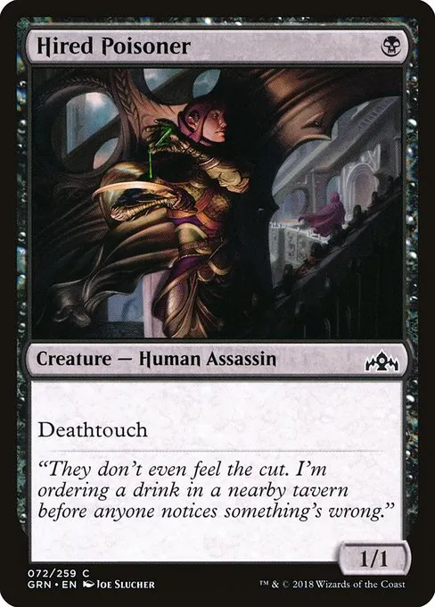Hired Poisoner · Guilds of Ravnica 72/273
