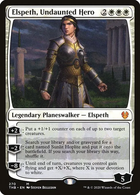 Elspeth, Undaunted Hero · Theros Beyond Death 270/358