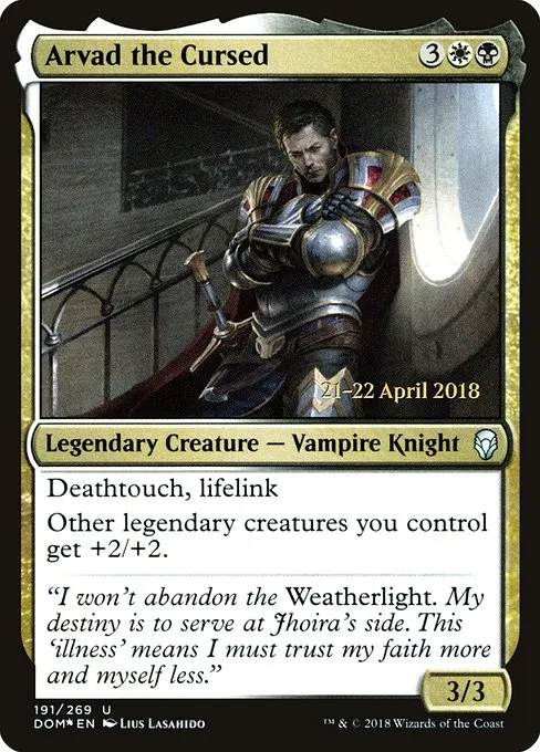 Arvad the Cursed · Dominaria Promos 191s/118