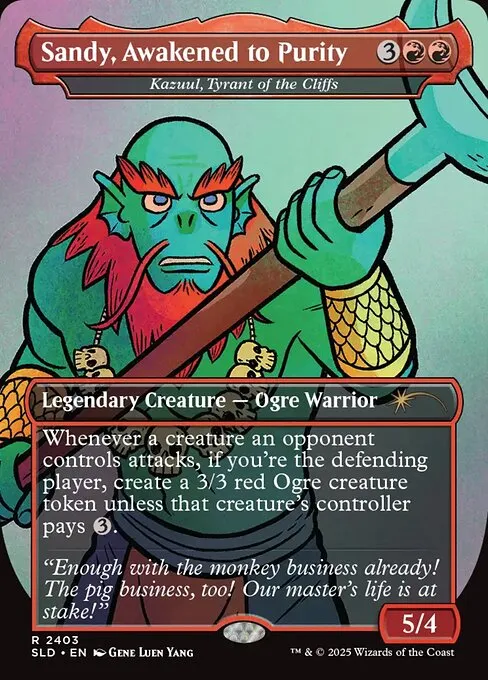 Kazuul, Tyrant of the Cliffs · Secret Lair Drop 2403/2547