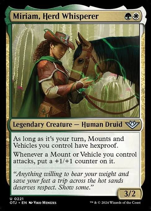 Miriam, Herd Whisperer · Outlaws of Thunder Junction 221/374