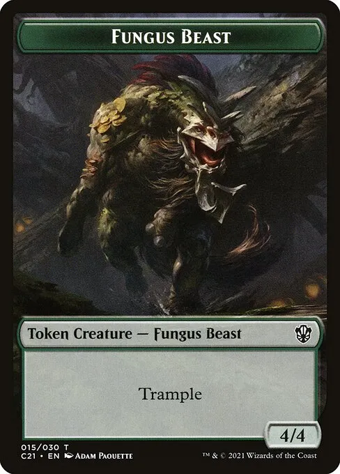 Fungus Beast · Commander 2021 Tokens 15/30
