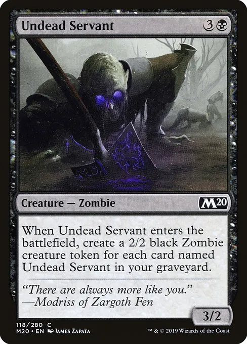 Undead Servant · Core Set 2020 118/346